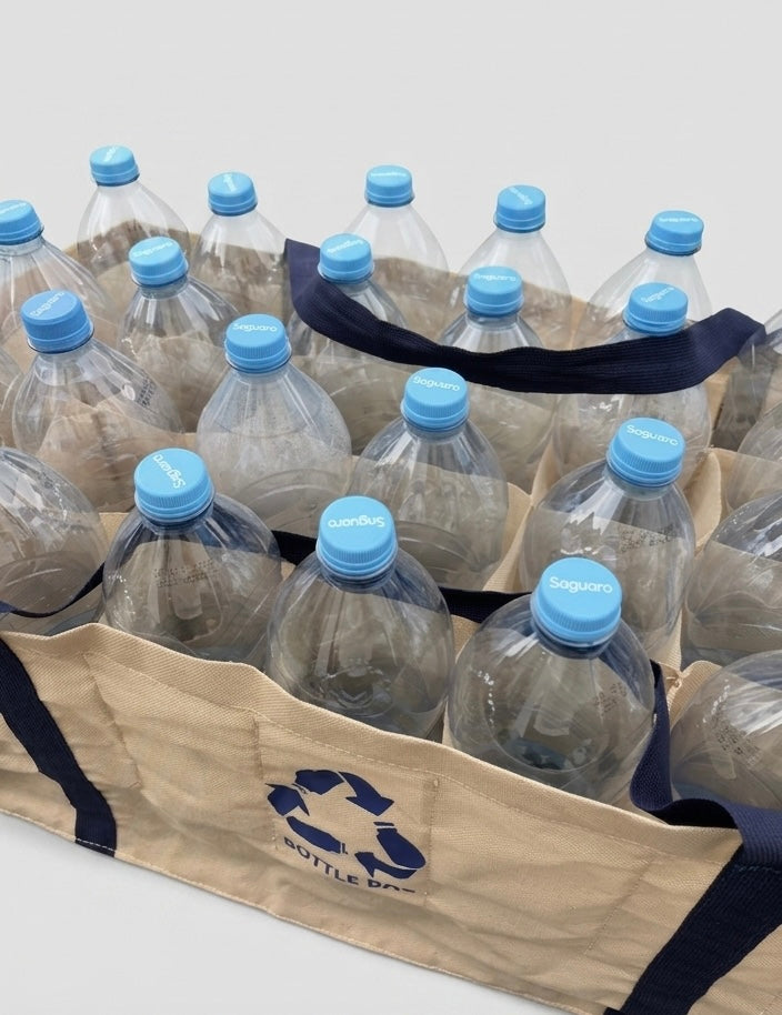Torba organizer na butelki I 28 przegród (4x7) I Na wodę, szkło i PET